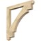 Ekena Millwork Merced Arts & Crafts Rough Sawn Bracket, Douglas Fir, 4"W x 42"D x 42"H BKT04X42X42MRC03RDF - alternate 1